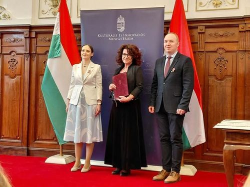 Miniszteri elismerést kapott Harmati Annamária